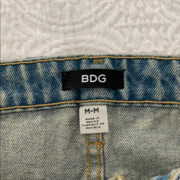 NEW UO Skate Side Stripe Denim Skirt (S) - Picture 4 of 6